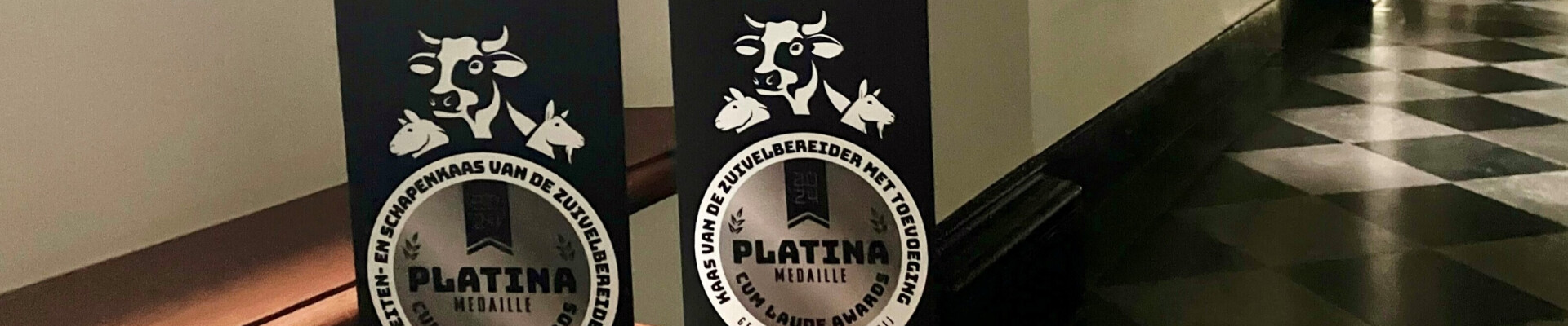 Platina Award voor koe- en geitenkaas van La Trappe