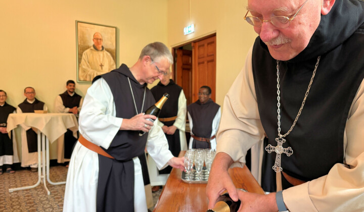 Broeders De Katsberg bezoeken Koningshoeven