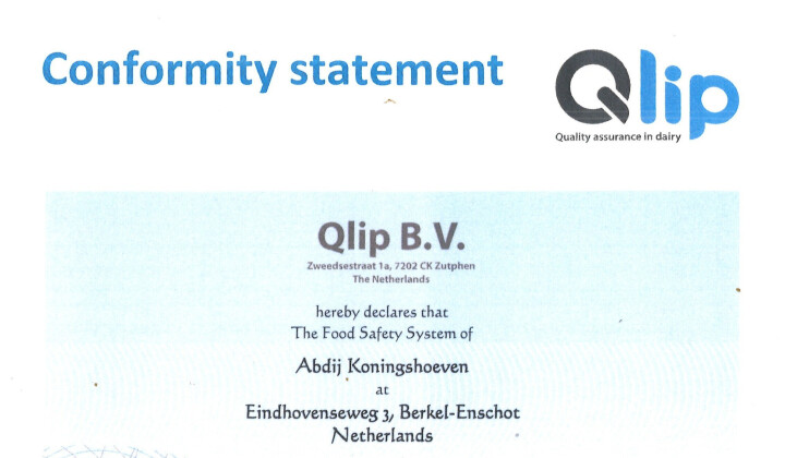 Kaasmakerij bekroond met kwaliteitscertificaat