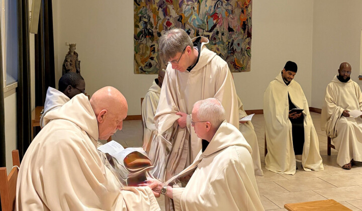 Broeder Eucherius verlengt eerste professie