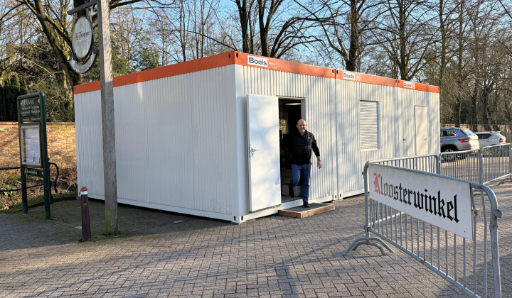 Kloosterwinkel tijdelijk verhuisd